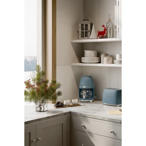 50's Style DCF02 Mat Storm Blue® Filtre Kahve Makinesi Special Edition