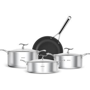 Plasma Steel 316+ 3ply 7 Parça Tencere Seti