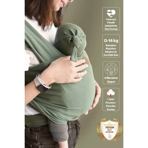 Premium Esnek Wrap Sling ( Babysling - Sling - Babysling - Bebek Taşıma Şalı - Babywearing - Kanguru )