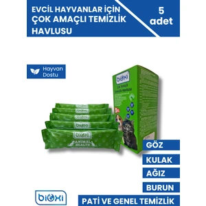Animal Health Çok Amaçlı Temizlik Havlusu 5'li