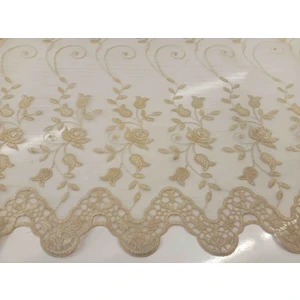 Selay Perde Işlemeli Organize Tül