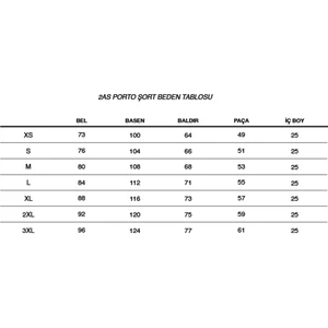 Porto Erkek Şort Mavi