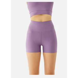 Kadın Toparlayıcı Dalgıç Kumaş Yüksek Bel Likralı Şort Sıkılaştırıcı Kısa Spor Tayt