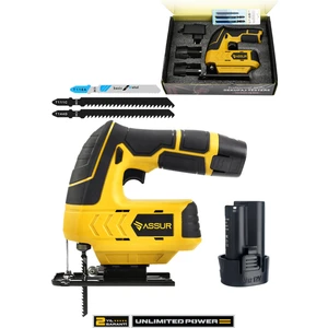 Profesyonel 12 V Çift Akülü Şarjlı Dekupaj Testere Makinesi