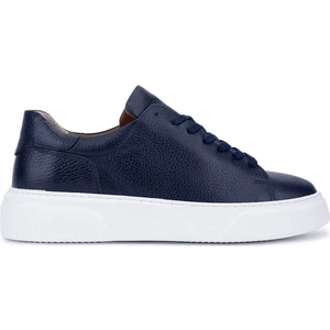 Tamer Tanca Erkek Hakiki Deri Lacivert Sneakers & Spor Ayakkabı 1166 25501 Erk Ayk SK25-26 Lacıvert