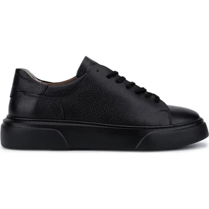 Tamer Tanca Erkek  Hakiki Deri Siyah/siyah Sneakers & Spor Ayakkabı 1166 25501 Erk Ayk SK25-26 Sıyah Dr/sıyah