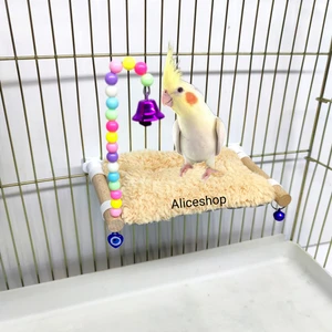 Alice Shop Sultan Sevda Cennet Papağanı Muhabbet Kuşu Yatağı Hamak Yastık Uyku ve Dinleme Minderi