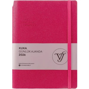 Victoria's Journals Kuka 2026 Günlük Ajanda A5 (14x21cm) Esnek Kapak Ivory 80gr.