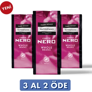 Caffe Nero Napoletano Çekirdek Kahve 3 Paket (600 Gr)