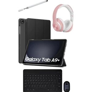 Galaxy Tab A9 Plus 8 256 GB 11 Inç 1920 x 1200 Tablet Tablet+Kılıf+Kalem+Klavye+Mouse+wıreless kulaklık
