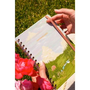 Matt Notebook A5 Spiralli Süresiz Planlayıcı Ajanda Manzara