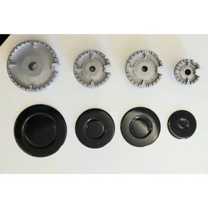 8 Parça Siemens Bosch Arçelik Beko Profilo Uyumlu Parlak Kapaklı Çakmak Delikli (Italyan Tipi) Alüminyum Bek ve Kapak Takımı