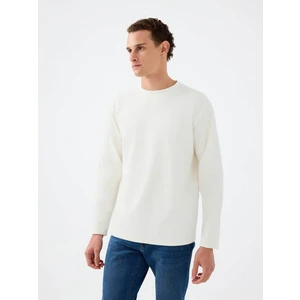 Beyaz Erkek Sweatshirt LF2037183