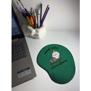 Rakkun Shop -Şimdi Çalış Sonra Ağlarsın Bilek Destekli Mouse Pad