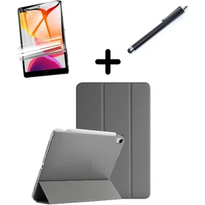 Apple iPad 11.nesil A16 11INÇ/10.NESIL 10.9inç Kılıf Set Pu Deri Smart Tablet Kilifi Ekran Koruyucu + Kalem