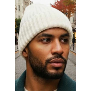 Erkek Yumuşak Dokulu Kalın Fitilli Soft Yünlü Bere