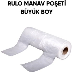 Rulo Hışır Manav Poşeti Büyük Boy 150'LI