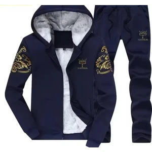 Içi Kürklü Erkek Eşofman Takımı ,erkek Kapüşonlu Sweat +Eşofman Takım
