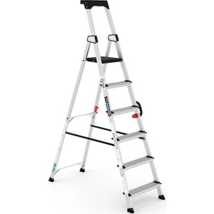 5+1 Basamaklı Hazar - Hazar Alüminyum Merdiven Ha105