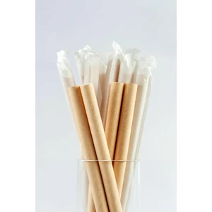 Roll-Up Kağıt Sargılı Kağıt Pipet 50'li