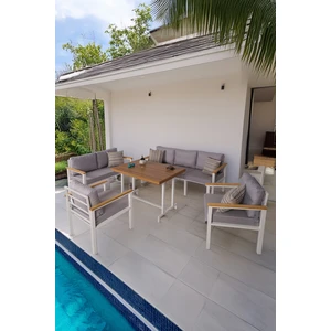 Balkon Mobilyası, Bahçe Takımı, Metal Teras Seti, Su Itişili Koltuklar, Yıkanabilir Minderler