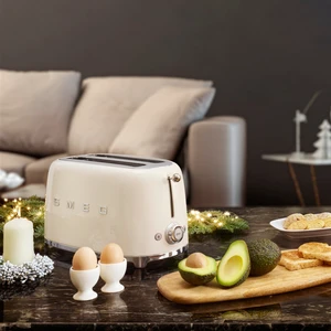 Smeg 50'S Style Retro Krem 1x2 Ekmek Kızartma Makinesi tsf01creu