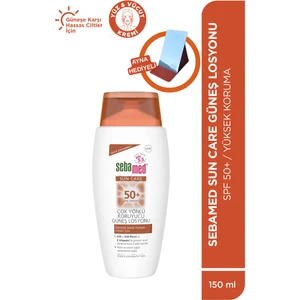 Ayna Hediyeli - SPF 50+ UVA UVB Filtresi E Vitamini Üçlü Yüksek Koruma Güneş Losyonu 150 ml