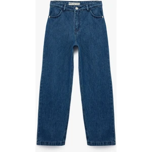 Pamuklu Rahat Kesim Denim Pantolon