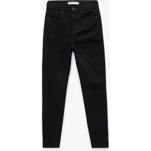 Yüksek Bel Dar Kesim Dar Paça Toparlayıcı Jean Pantolon - Skinny Push Up Fit Jean