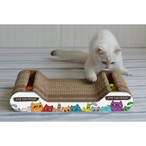 Karton Kedi Tırmalama Çantoplu 38*6*20