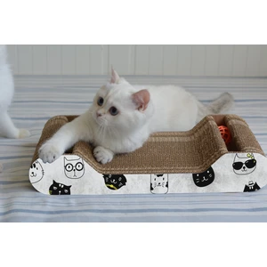 Karton Kedi Tırmalama Çantoplu 38*6*20