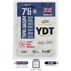 2026 YKS YDT İNGİLİZCE ÖSYM Çıkmış Soru Son 7 Yıl Tıpkı Basım Çözümlü Paket Deneme 