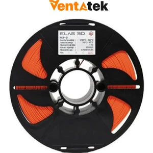 Elas 3D Turuncu Petg Filament - 1.75MM - 1 kg