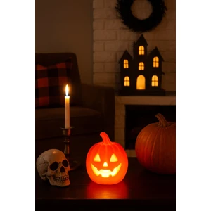 Halloween Temalı Balkabağı Dekoru Pilli Mum Ile Kullanım Masaüstü Aksesuar Temalı Aydınlatma