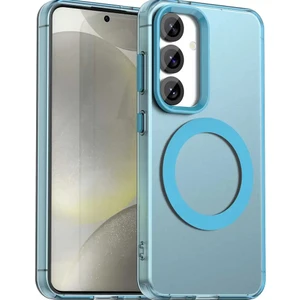 Samsung Galaxy S23 Fe Uyumlu Kamera Koruma Çıkıntılı Magsafe Özellikli Renkli Mat Kılıf