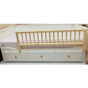 150X50 Hemnes Divan Uyumlu (Naturel) Geçmeli Yatak Bariyeri, Trabzan, Korkuluk