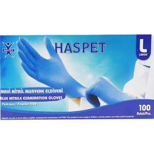 Has-Pet Nitril Muayene Eldiveni Mavi (100'LÜ)