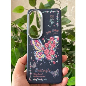 Oppo A60 Kılıf Desenli Kamera Koruma Çıkıntılı Soft Tasarım Elde Kaymayan Kapak