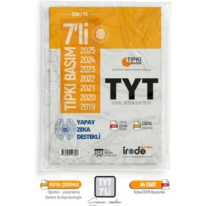 2026 YKS TYT ÖSYM Çıkmış Soru Son 7 Yıl Tıpkı Basım Çözümlü Paket Deneme