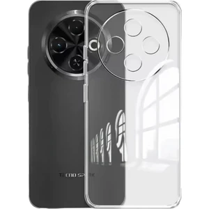  Tecno Spark 30C Kılıf Lüx Şeffaf Silikon