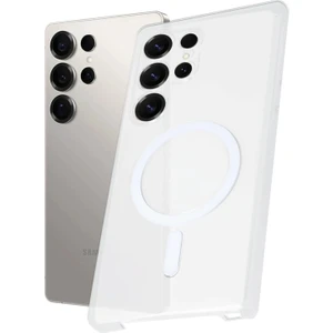  Samsung Galaxy S25 Ultra Kılıf Pc  Magsafe Şeffaf Kılıf - Şeffaf