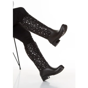 Yıldız Desenli Seçmez Su Geçirmez Rahat Giyilen Yağmur Çizmesi