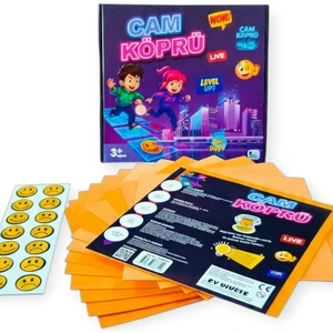 Cam Köprü Oyunu – Mıknatıslı Zeka ve Denge Oyunu | Eva Zeminli Eğitici Aile Oyunu