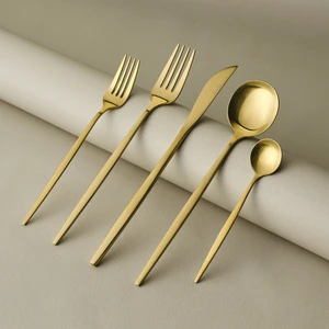 Orion Mat 12 Kişilik 60 Parça Çatal Kaşık Bıçak Takımı Gold