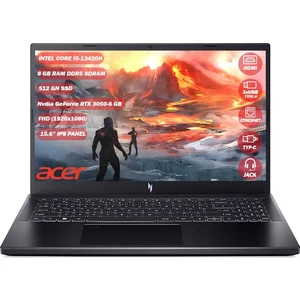 Nitro V 15 ANV15-51 Intel Core I5 13420H 8 GB 512 GB SSD RTX 3050-6 GB Freedos 15.6" FHD IPS Taşınabilir Bilgisayar NH.QNCEY.001