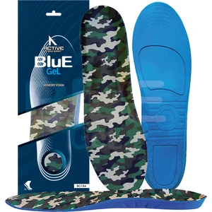 Blue Gel BG184.ML | Yumuşak Memory Foam, Darbe Emici, Ortopedik, Yorgunluk Alan, Asker Botları İç Tabanlık