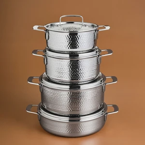 Power Steel 316+ 3ply Voyager Indüksiyon Tabanlı 8 Parça Çelik Tencere Seti