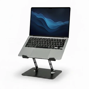 Flexer Ayarlanabilir Ergonomik Laptop Standı - Tablet Standı - Metal - Siyah - FLX2320BL