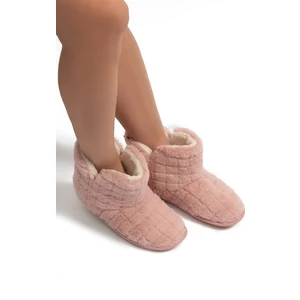 Edi Peluş Kadın Ev Botu Pembe 37/41