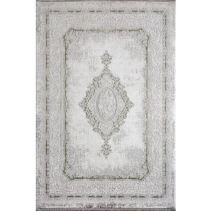 Ezgi TW 5664 Makine Halısı (Beyaz/Yeşil) - 148x230 cm